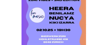 Event-Image for 'Züri Vibes - 3rd Edition - Live Music @ Bierwerk - 02.10.25'