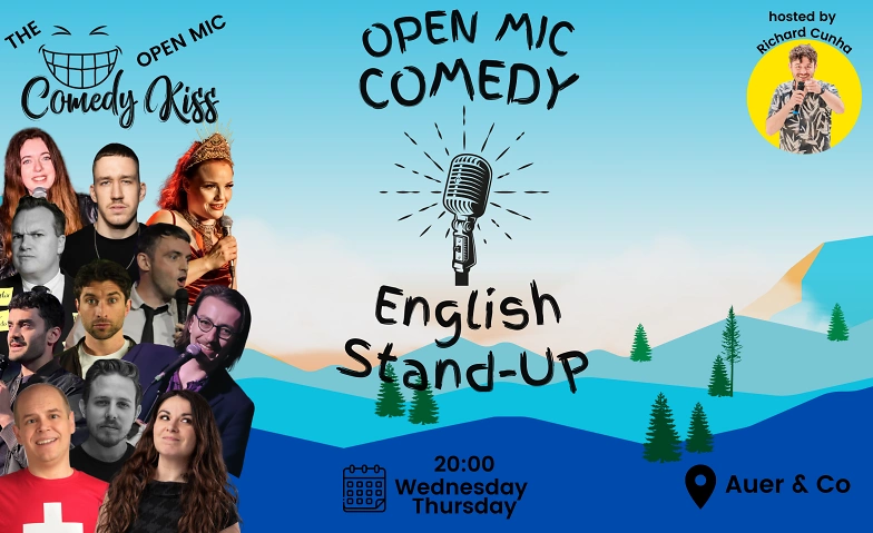 Thursday Comedy Kiss Open Mic, Zurich Billets