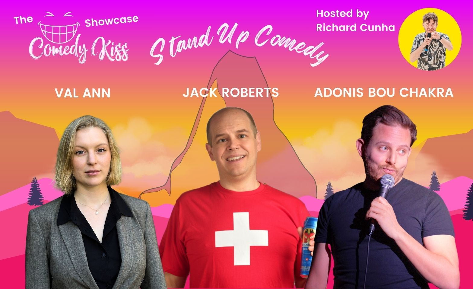 Comedy Kiss Showcase Tickets